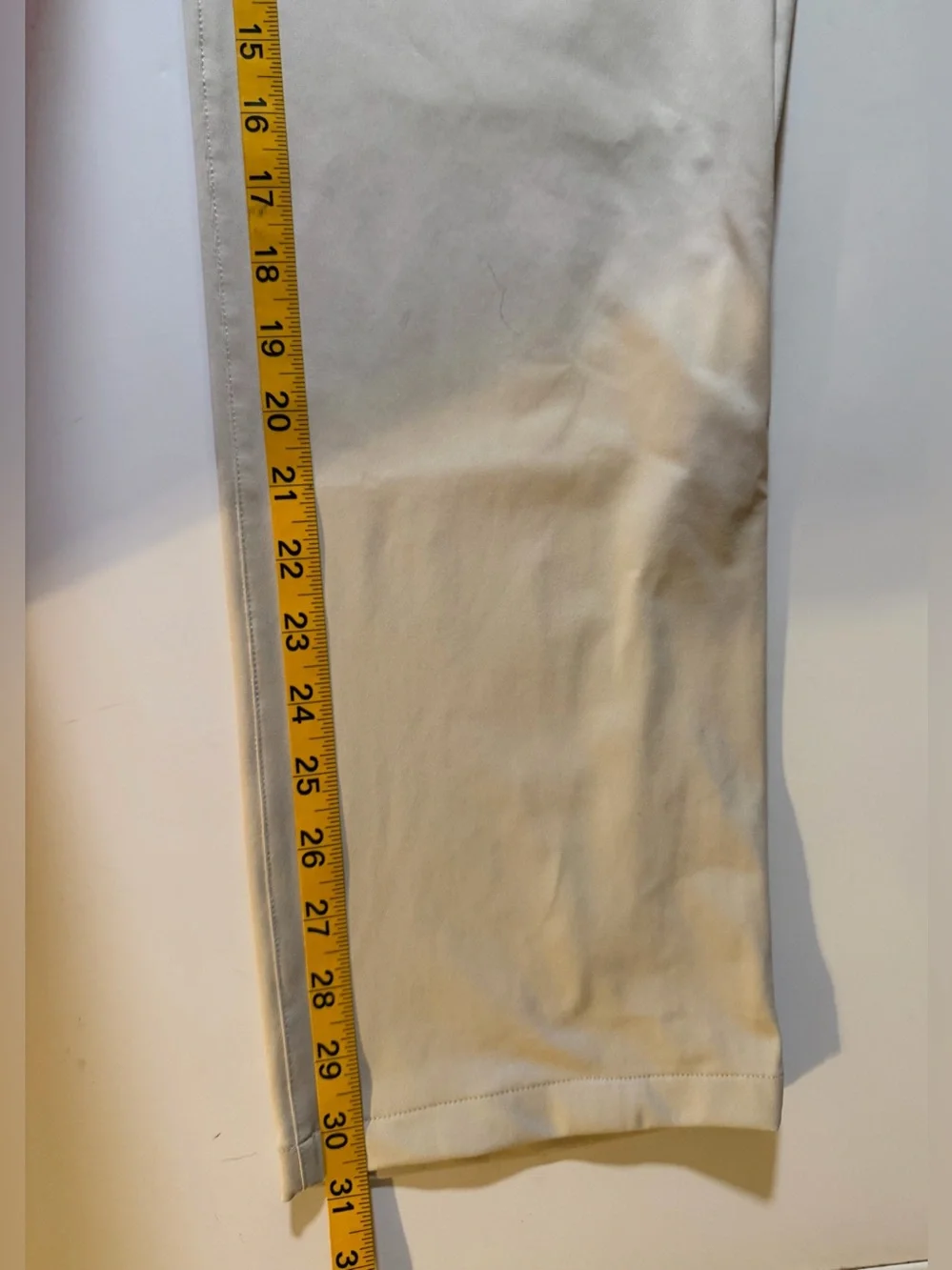 Rhone Commuter Pants Mens 35 Beige Technical Performance Trousers Golf 100161